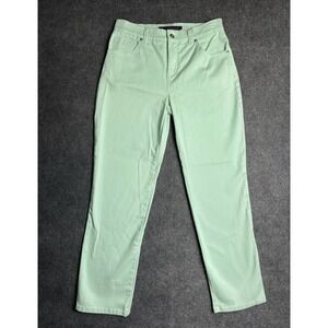 Gloria Vanderbilt Amanda Mint Green Jeans Women's Size 4 28x29 Stretch